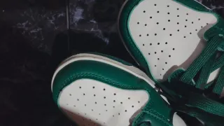 Zapatillas Nike Dunk Verdes y Blancas