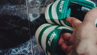 Zapatillas Nike Dunk Verdes y Blancas