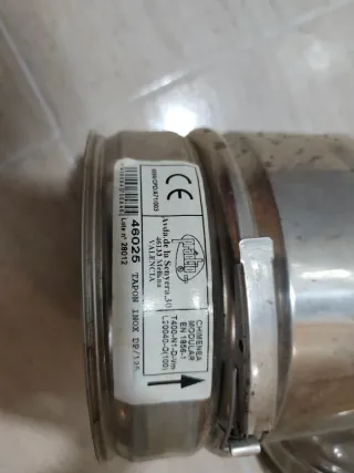 Salida de humos chimenea modular