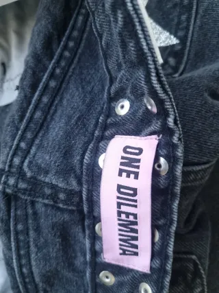 Pantalón vaquero One Dilemma negro talla 34