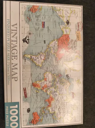 Puzzle Mapa Vintage 1000 Piezas