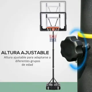 Canasta de baloncesto portátil