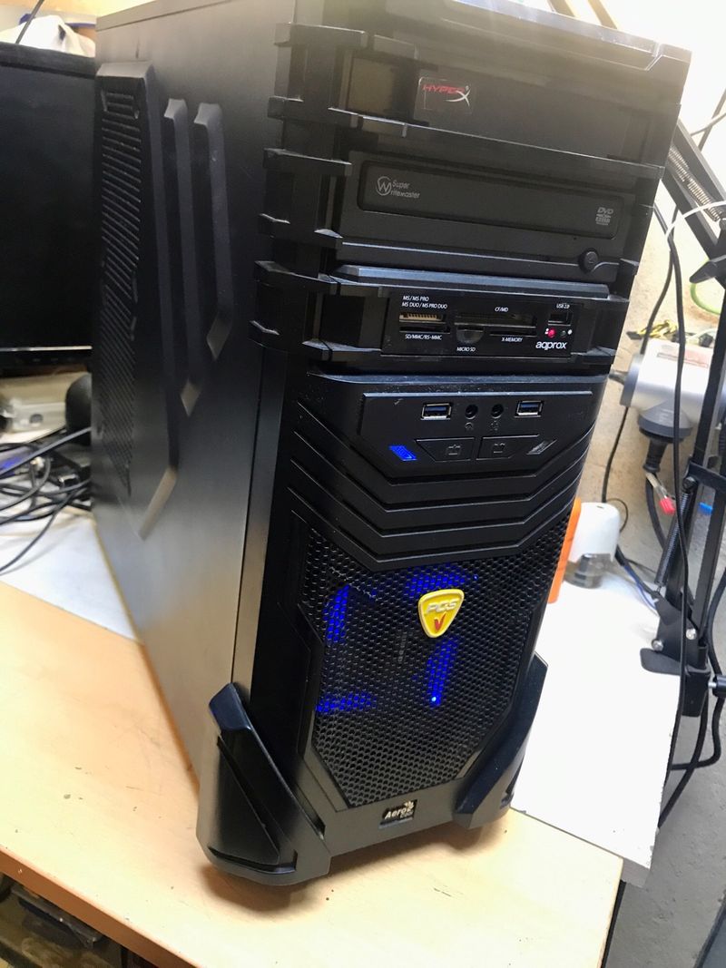 PC Gaming i5 9400F 16GB RX580 NVMe SSD Win11 Offic