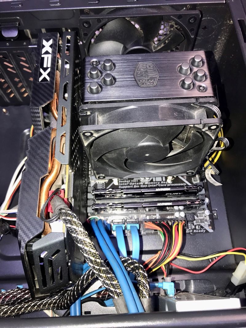PC Gaming i5 9400F 16GB RX580 NVMe SSD Win11 Offic afbeelding 3