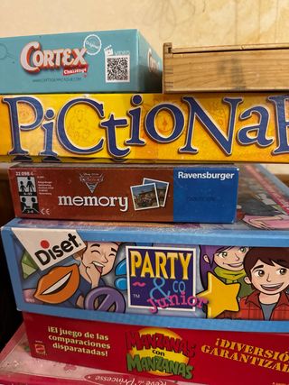 Lote 8 Giochi da Tavolo Pictionary, Memory, Diset
