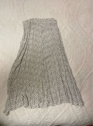 Falda midi estampada