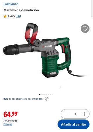 Martillo de demolición Parkside X1300