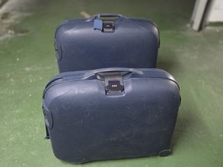 2 Maletas Rígidas Samsonite Azul