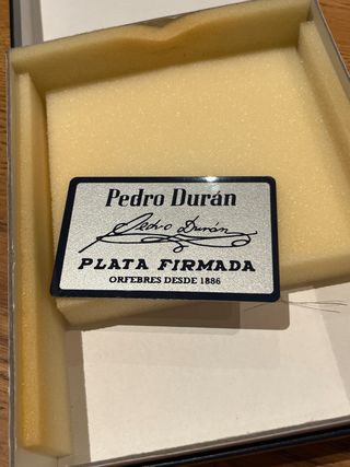 Reloj Pedro Duran de plata
