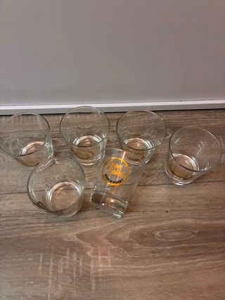 6 Vasos Johnnie Walker Whisky