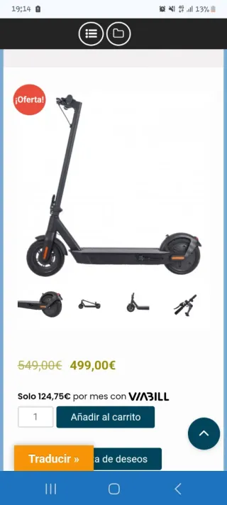 Patinete Eléctrico Zwheel E9B Max