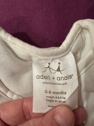 Saco de dormir Aden + Anais 2,5 TOG para bebé