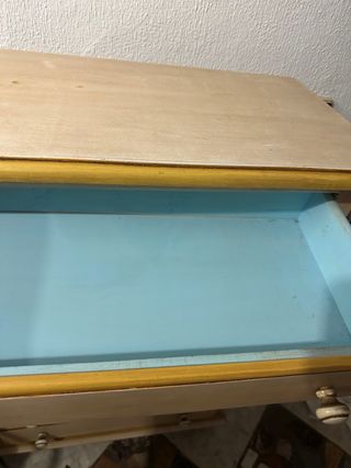 Cómoda de madera 6 cajones