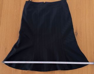 Falda midi Dorothy Perkins negra elegante