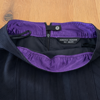 Falda midi Dorothy Perkins negra elegante