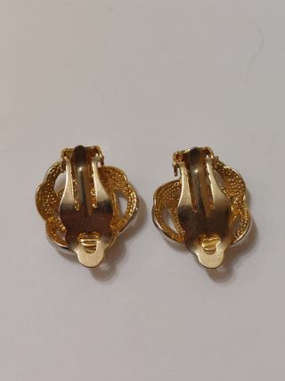 Orecchini nodo oro e argento