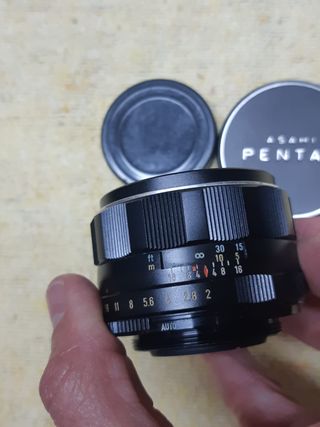 Objetivo Asahi Super-Takumar 1:2/55mm
