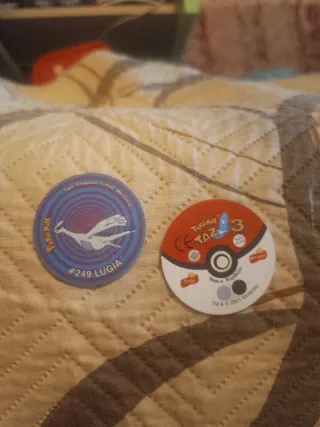 Tazo Pokémon Lugia #249 2 iguales