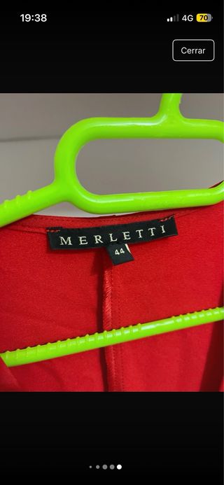 Vestido rojo evento fiesta