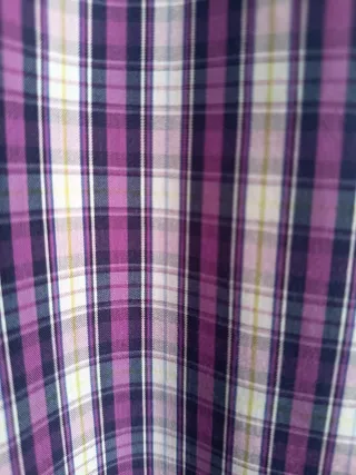 Camisa cuadros morada Fórmula Joven Talla M