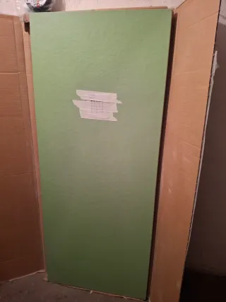 Plato de ducha resina verde textura pizarra