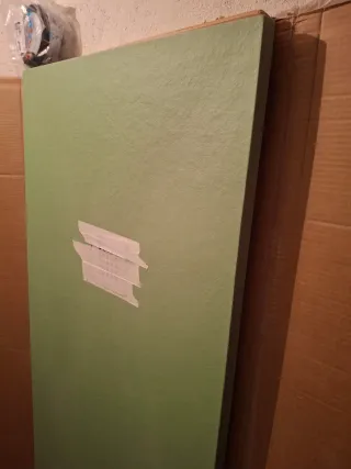 Plato de ducha resina verde textura pizarra