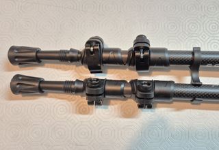 Bastones de fibra de carbono para senderismo