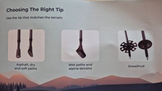 Bastones de fibra de carbono para senderismo