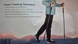 Bastones de fibra de carbono para senderismo