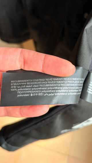 Chubasquero Chico Pull&Bear Negro Talla xl