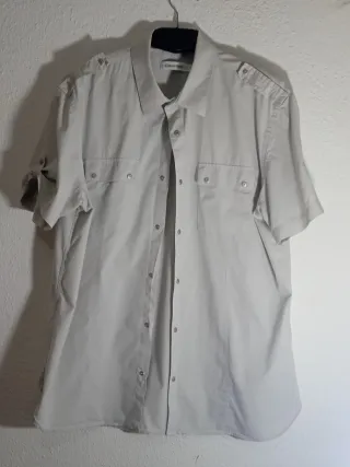 Camisa Calvin Klein Beige Talla L