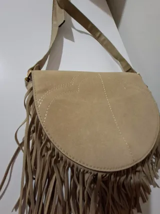 Bolso bandolera flecos
