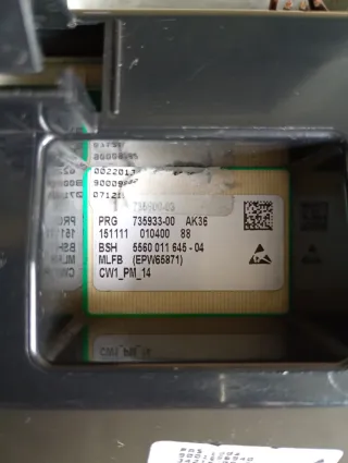 Placa lavadora bosch EPW65871