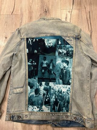 Chaqueta vaquera H&M Coachella Bowie Talla M