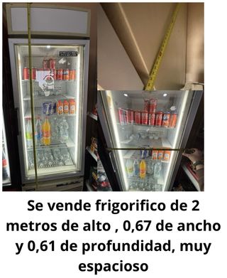 Frigorífico 2m alto x 0.67m ancho