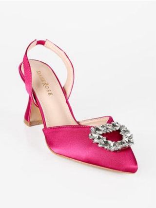 Zapatos de tacón rosa Dame Rose.