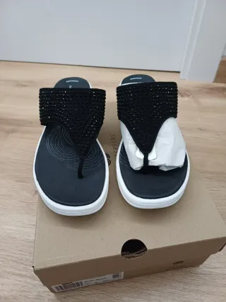 Sandalias cuña clarks n39.5