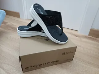 Sandalias cuña clarks n39.5