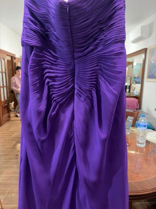 Vestido fiesta morado elegante