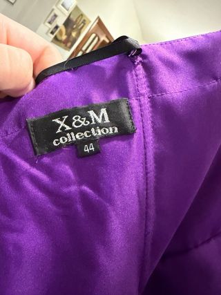 Vestido fiesta morado elegante