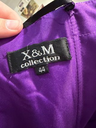 Vestido fiesta morado elegante