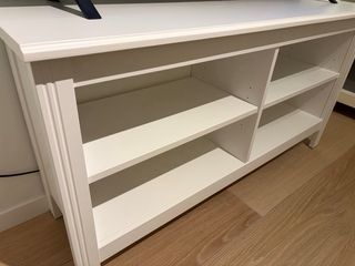Mueble TV blanco madera