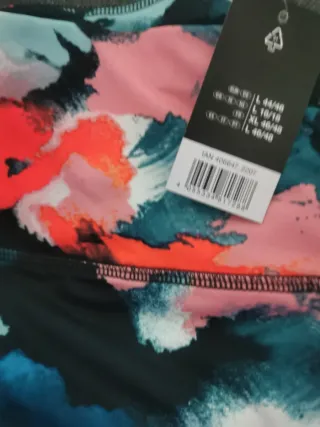 Mallas Crivit Mujer Multicolor Naranja