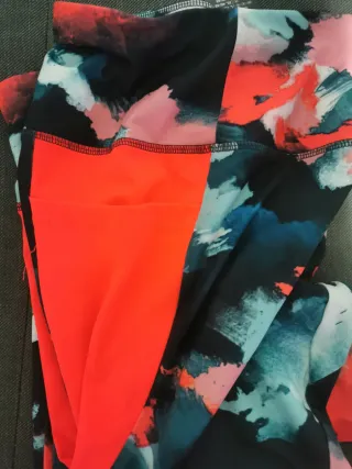 Mallas Crivit Mujer Multicolor Naranja