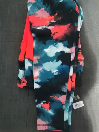 Mallas Crivit Mujer Multicolor Naranja