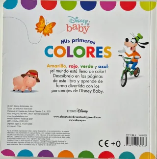 Lote 5 Libros Disney Baby Infantiles