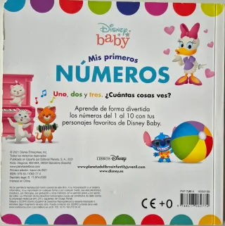 Lote 5 Libros Disney Baby Infantiles