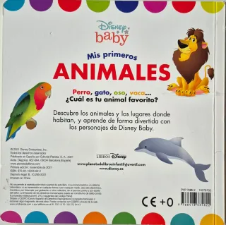 Lote 5 Libros Disney Baby Infantiles