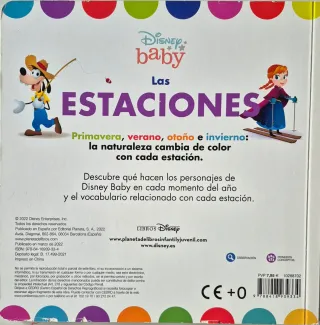 Lote 5 Libros Disney Baby Infantiles
