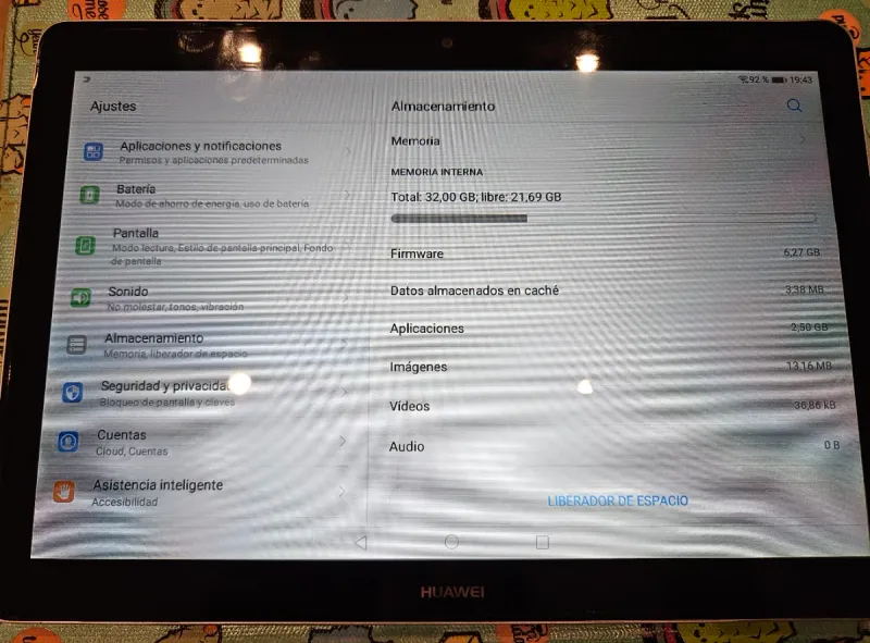 Tablet Huawei plateada 10" afbeelding 2